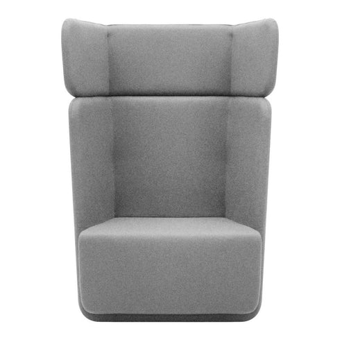 Basket Armchair with High Back